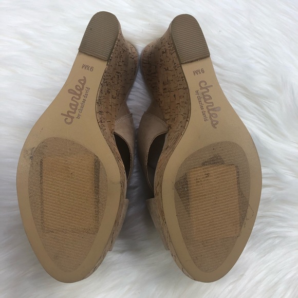 Charles David Latrice Slip On Tan Wedge - Picture 6 of 7